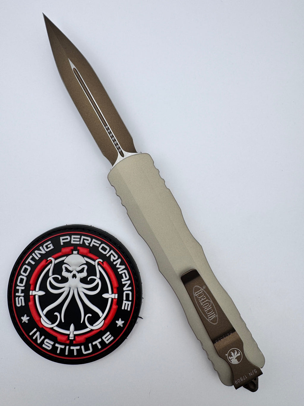 Microtech Champagne Gold Standard
