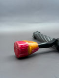 Handmade Custom Bolt Knob – Caramel & Pink Resin Infused Wood