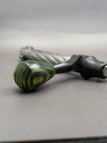Handmade Custom Bolt Knob – Green & Grey Skateboard Deck