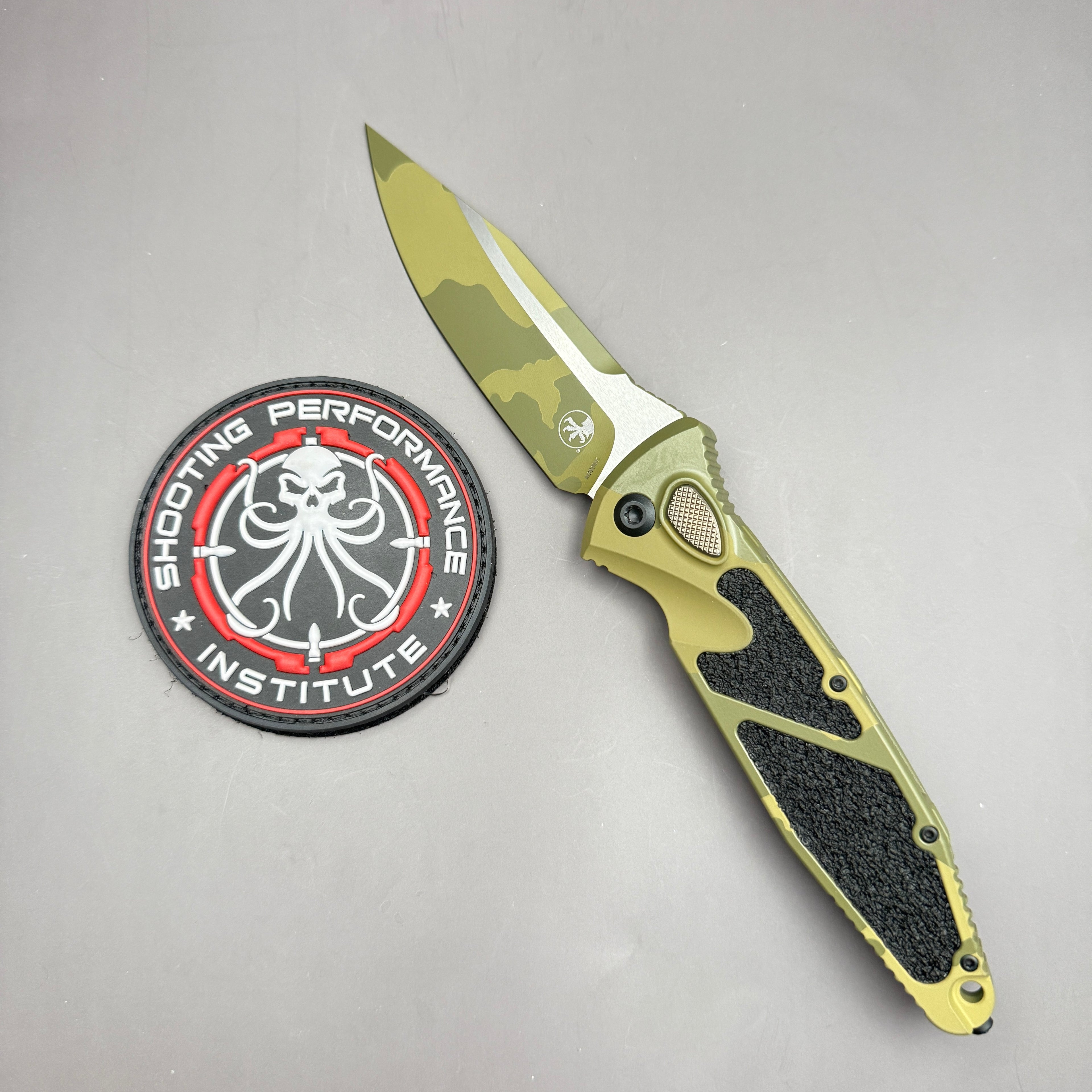 Microtech Socom Elite Auto S/E Bazooka Camo Standard 160A-1 B0CS-Z4
